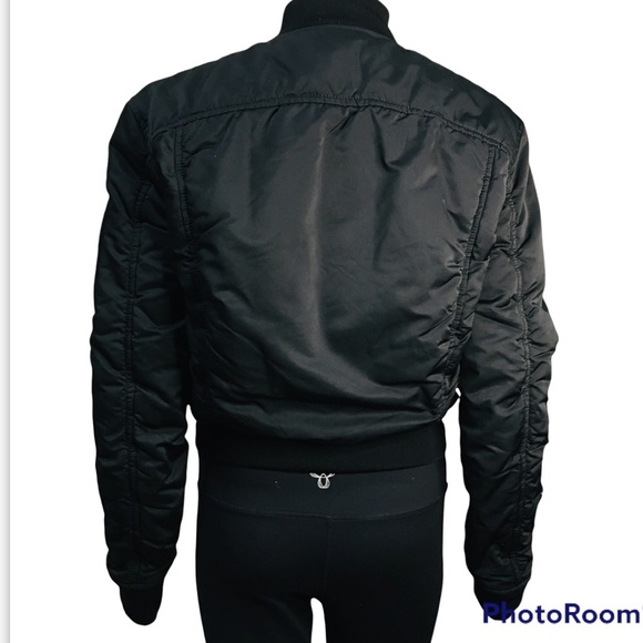 GOLDEN by Tna black Bomber Jacket Size XS - Picture 7 of 10